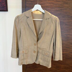 Women's Tan Blouse/Jacket
